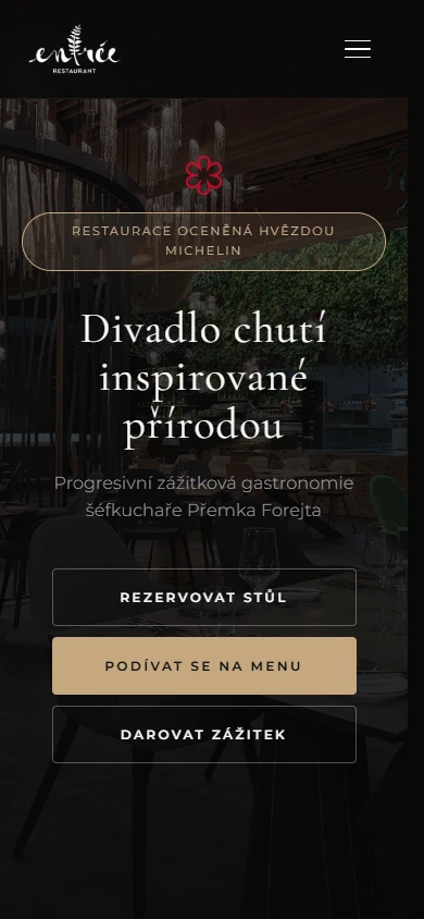Entrée Restaurant – mobilná realizácia